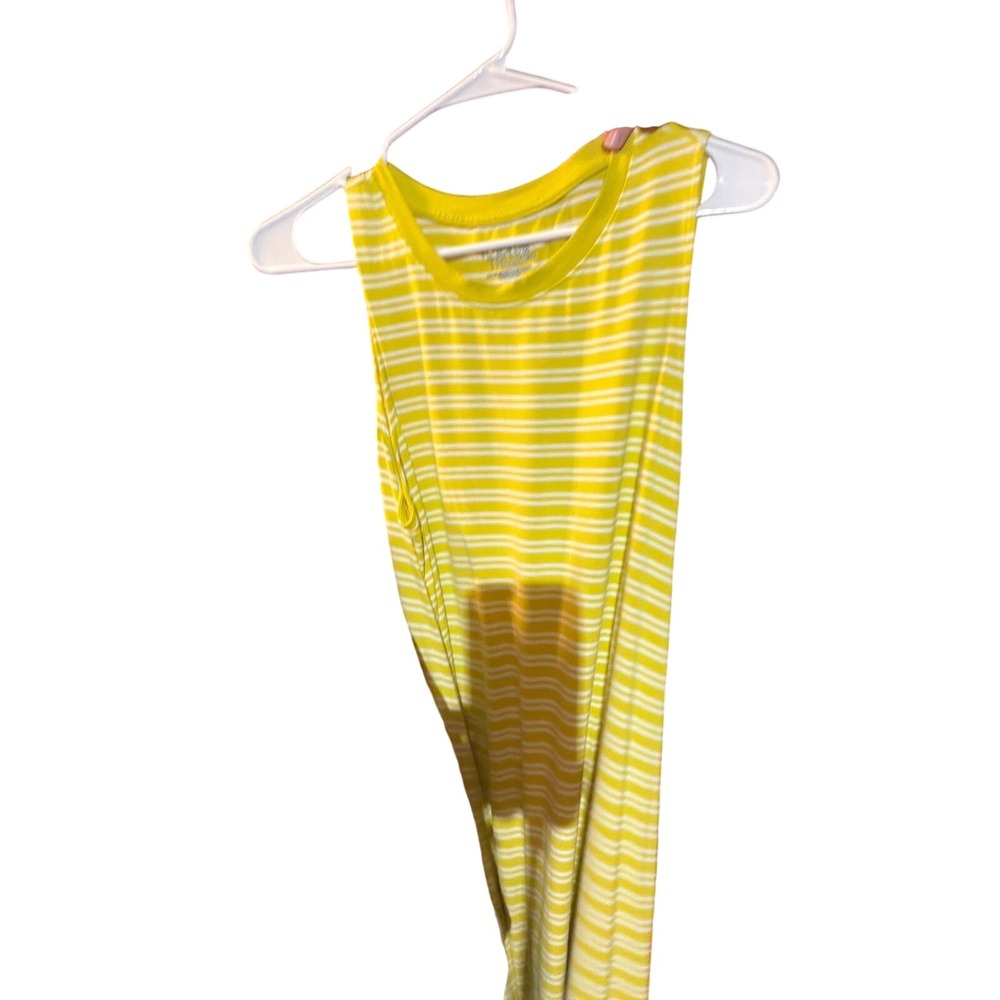 Time and tru Sleeveless Tank Top dress‎ Yellow size xl